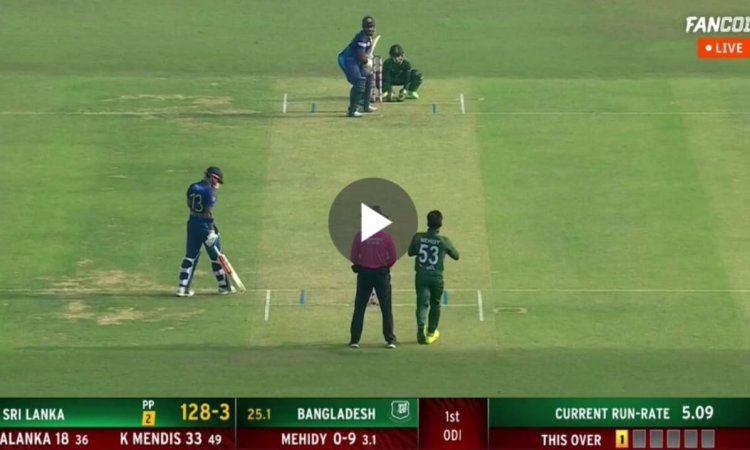 VIDEO: असलंका Shocked हसन Rocked... बोल्ड होने के बाद देखने लायक था लंकाई बल्लेबाज़ का रिएक्शन