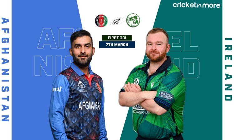AFG vs IRE: Dream11 Prediction 1st ODI, Afghanistan vs Ireland ODI Series 2024
