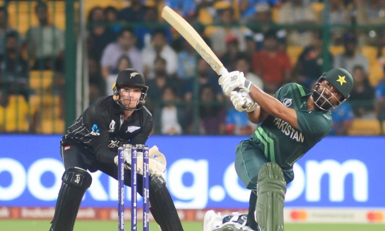 Bengaluru : ICC Men's Cricket World Cup match between New Zealand and Pakistan