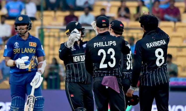 Bengaluru: ICC Men's Cricket World Cup match between New Zealand and Sri Lanka