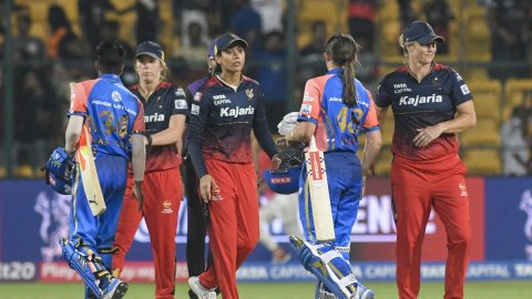 Bengaluru : WPL match between Mumbai Indians and Royal Challengers Bangalore