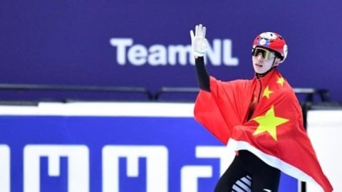 China's Lin Xiaojun bags 500m gold at short track speed skating worlds