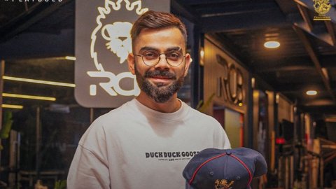 'Daddy's Home': Virat Kohli joins RCB pre-season camp