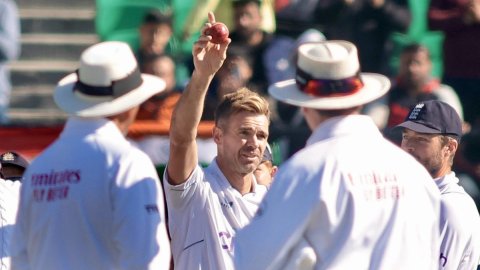 Dharamsala: 3rd day of the fifth Test cricket match between India and England