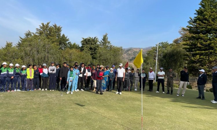 First ever golf camp organised for school children in picturesque hills of Uttarakhand