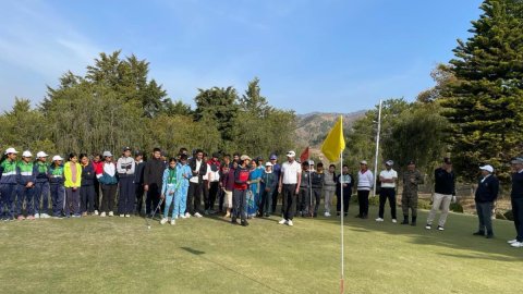 First ever golf camp organised for school children in picturesque hills of Uttarakhand