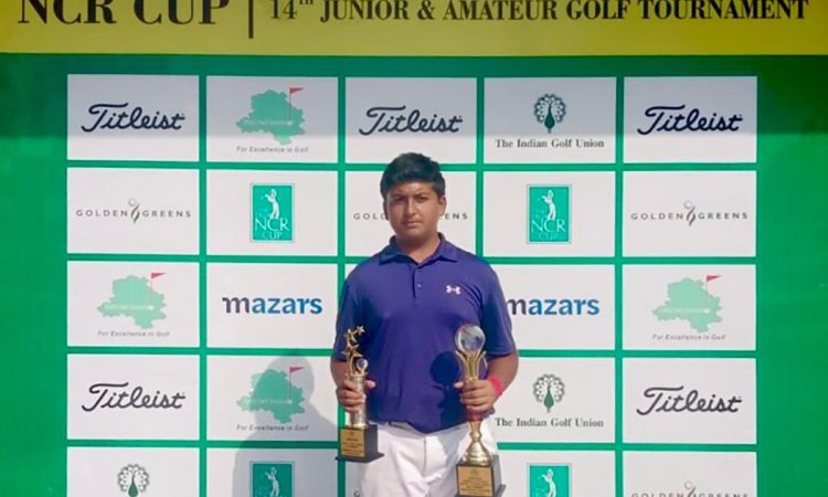 Golf: Teenaged Arshvant outplays field by six shots to win the combined title in NCR Cup