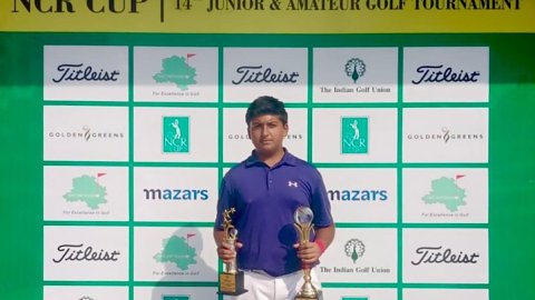 Golf: Teenaged Arshvant outplays field by six shots to win the combined title in NCR Cup