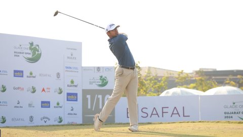 Gujarat Open: Saartha and Varun accompanied by Mani and Angad in joint first round lead