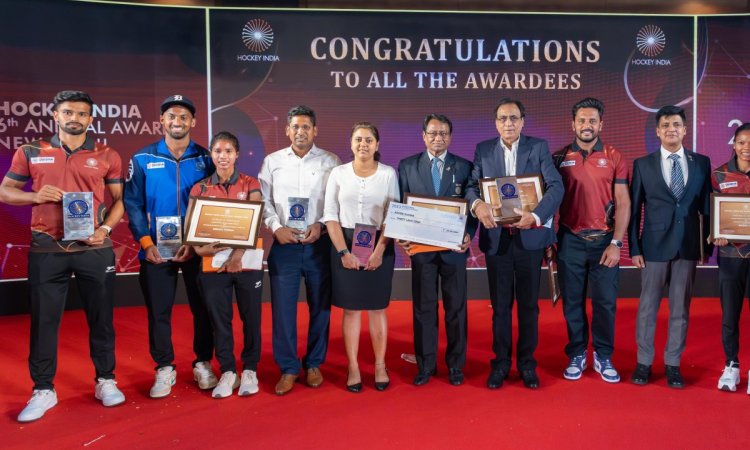 Hardik and Salima win Player of the Year honours at Hockey India Annual Awards