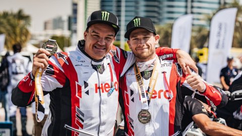 Hero MotoSports Team Rally wins the Abu Dhabi Desert Challenge 2024