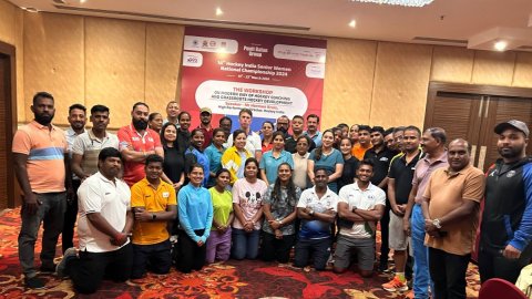 Hockey India's High-Performance Director conducts workshop for domestic head coaches