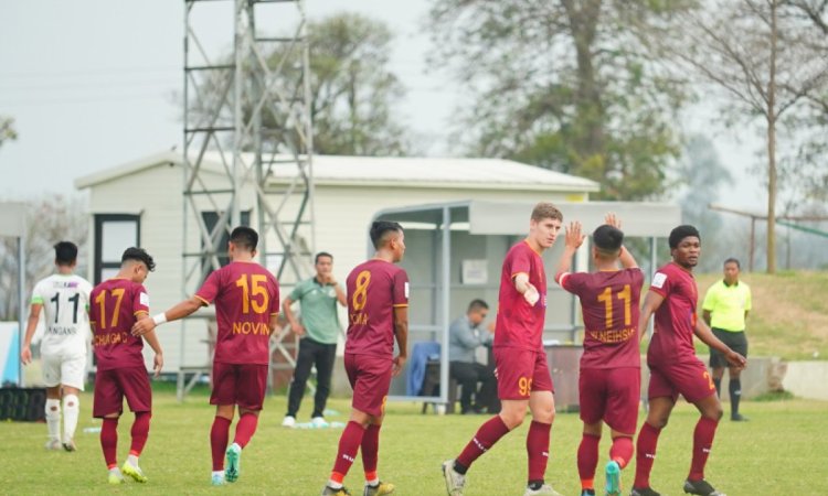 I-League 2023-24: Rajasthan United FC toy with hapless NEROCA FC in 5-1 win