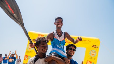 India Paddle Festival begins with local lad Akash Pujar winning U-16 category race