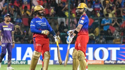 IPL 2024: Kohli's 83*, Green, Karthik cameos propel RCB to 182/6 against KKR