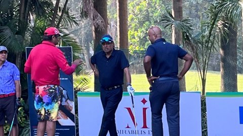 Kapil Dev, Amit Luthra attend Invitational Fundraiser Golf Tournament in Mumbai