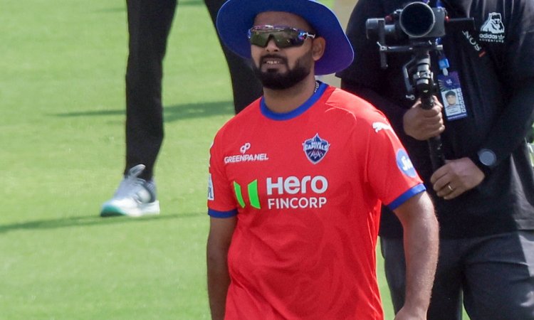 Mohali: Punjab Kings and Delhi Capitals players during a practice session ahead of their IPL Match