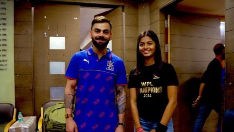 ‘Moment of my life’: Shreyanka Patil meets Virat Kohli