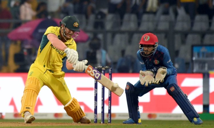 Mumbai: ICC Men's Cricket World Cup match between Australia and Afghanistan