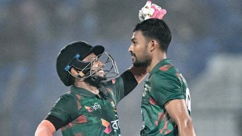 BAN vs SL, 1st ODI: சதமடித்து மிரட்டிய நஜ்முல் ஹொசைன்; இலங்கையை வீழ்த்தியது வங்கதேசம்!