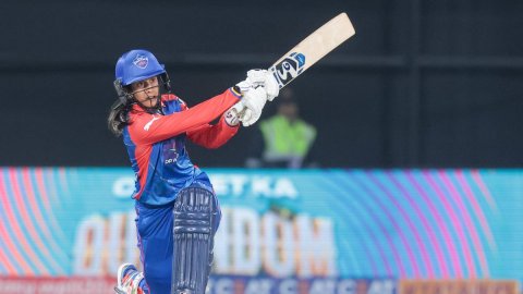 New Delhi: WPL cricket match between Delhi Capitals and Mumbai Indians