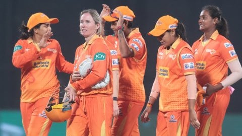 New Delhi: WPL Cricket Match Between Gujarat Giants And Royal Challengers Bangalore