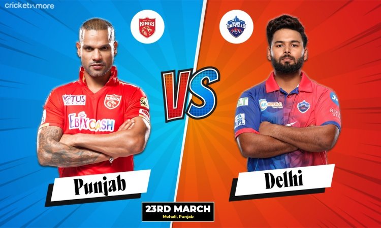 PBKS vs DC: 2nd Match, Dream11 Team, Indian Premier League 2024