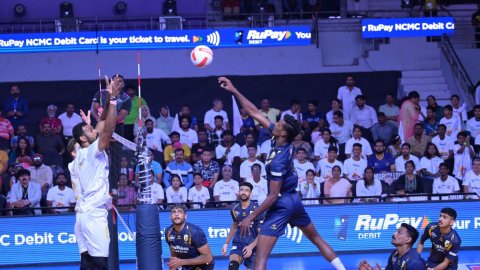 PVL Season 3: Ahmedabad Defenders beat Kochi Blue Spikers to regain top position