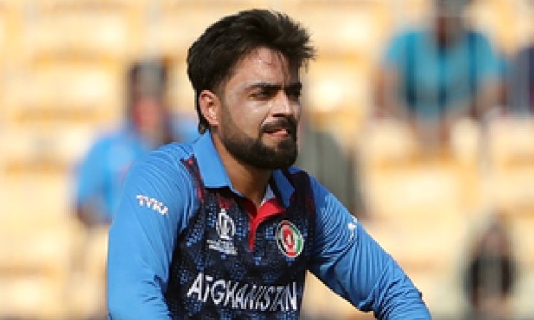 Rashid Khan back in the nets after recovering from injury
