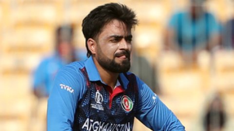 Rashid Khan back in the nets after recovering from injury