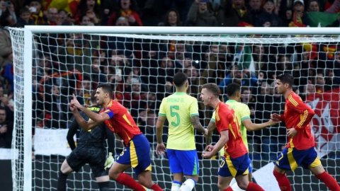 Rodri at the double as Spain draw with Brazil in friendly