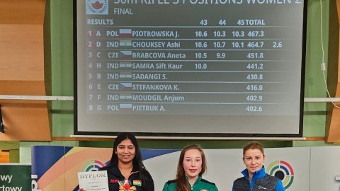 Shooting sport: Ashi Chouksey finishes second in Polish Grand Prix