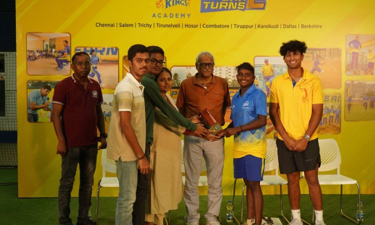 Super Kings Academy names special awards after former TN cricketers late VB Chandrashekhar, DJ Gokul