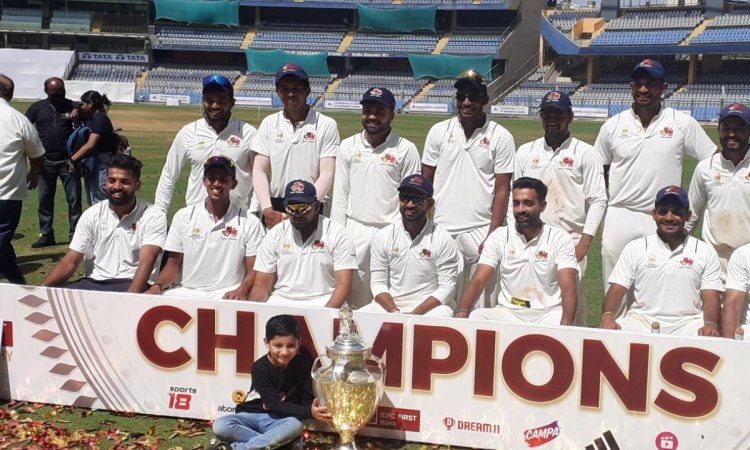 Tendulkar, Jaffer, and Unadkat congratulate Mumbai on winning their 42nd title in Ranji Trophy