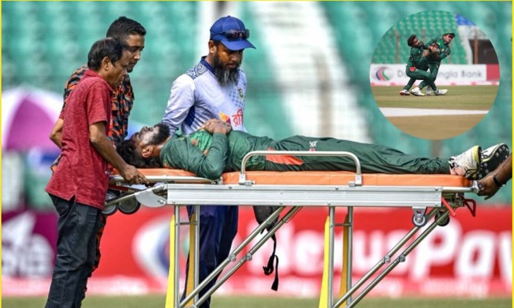 आपस में ही भिड़ गए बांग्लादेशी खिलाड़ी, चोटिल होकर 4 खिलाड़ियों को छोड़ना पड़ा मैदान; एक हुआ अस्पताल