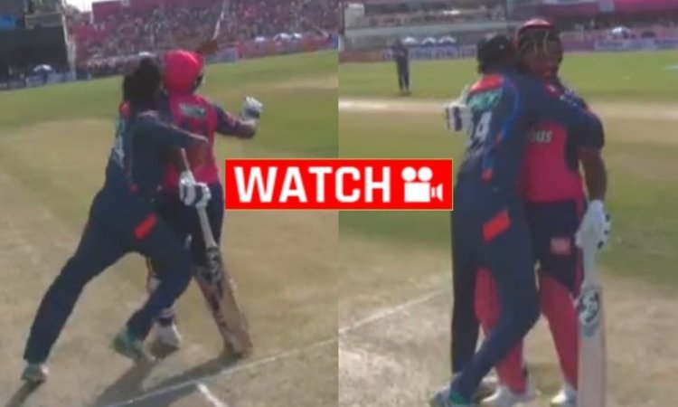 IPL में दिखा BroMance! कैच नहीं पकड़ पाए क्रुणाल, लेकिन संजू को दे दी जादू की झप्पी; देखें VIDEO