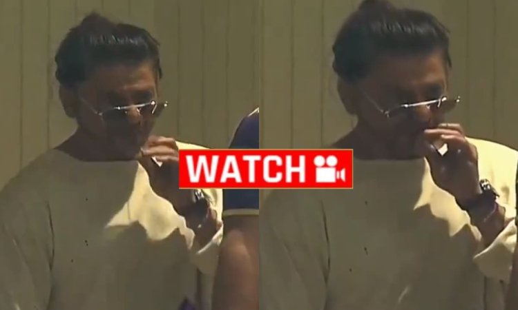 WATCH: शाहरुख खान ने पार की हदें, IPL मैच के दौरान स्मोकिंग करते कैमरे में हुए कैद