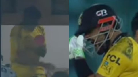 WATCH: ग्लव्स उतारकर फेंके और गुस्से से चेहरा हो गया लाल, PSL में OUT होकर बाबर आज़म ने मचाया बवाल