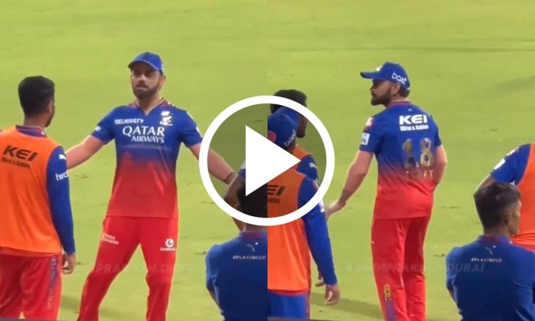 WATCH: चेपॉक में भी थिरके Virat! 'अपड़ी पोड़े पोड़े' गाने पर दिखाए King के ठमके