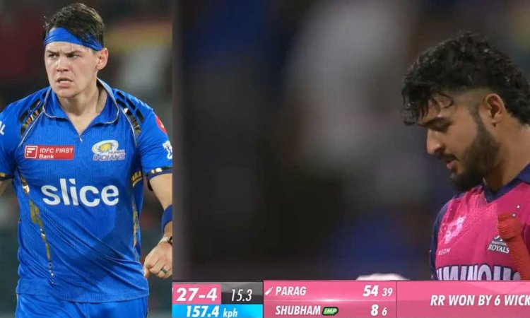 MI के गेराल्ड कोइट्जे ने डाली IPL इतिहास की दूसरी सबसे तेज गेंद, 2 दिन में तोड़ा मयंक का रिकॉर्ड, दे