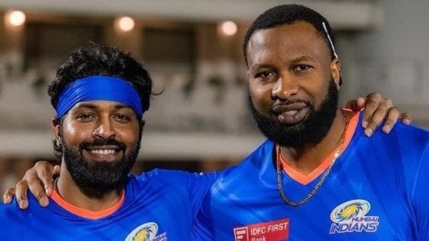 Mumbai Indians Coach Kieron Pollard 'Sick And Fed Up' Of Hardik Pandya Bashing