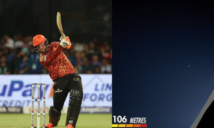IPL 2024: क्लासेन ने दिखाई क्लास, फर्ग्यूसन की गेंद पर जड़ दिया 106 मीटर का मॉन्स्टर छक्का, देखें Vid