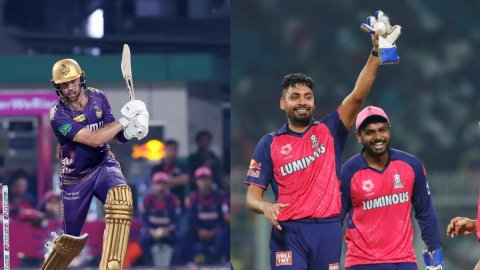 IPL 2024: आवेश ने बिगाड़ा कोलकाता का स्वाद, अपनी ही गेंद पर एक हाथ से लपका सॉल्ट का शानदार कैच, देखें