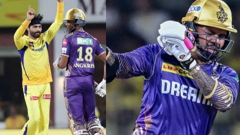 IPL 2024: जड्डू की स्पिन का चला जादू, एक ही ओवर में रघुवंशी और नारायण को दिखाई पवेलियन की राह, देखें