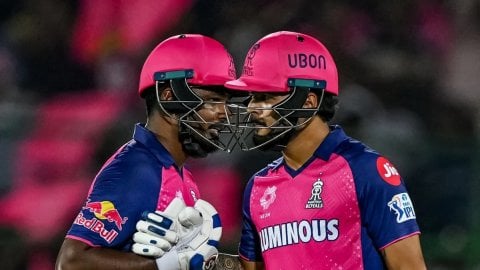 IPL 2024: पराग और संजू ने जड़े अर्धशतक, राजस्थान ने गुजरात को दिया 197 रन का लक्ष्य 