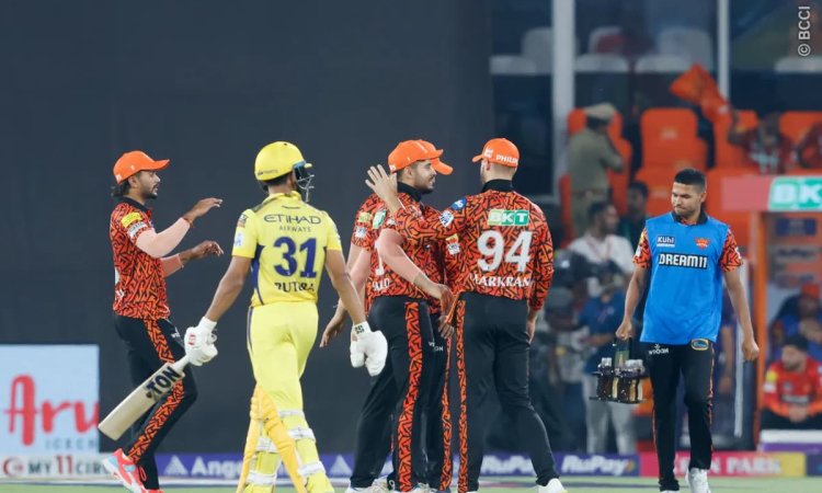 IPL 2024: हैदराबाद के गेंदबाजों का दमदार प्रदर्शन, चेन्नई को 165/5 के स्कोर पर रोका 