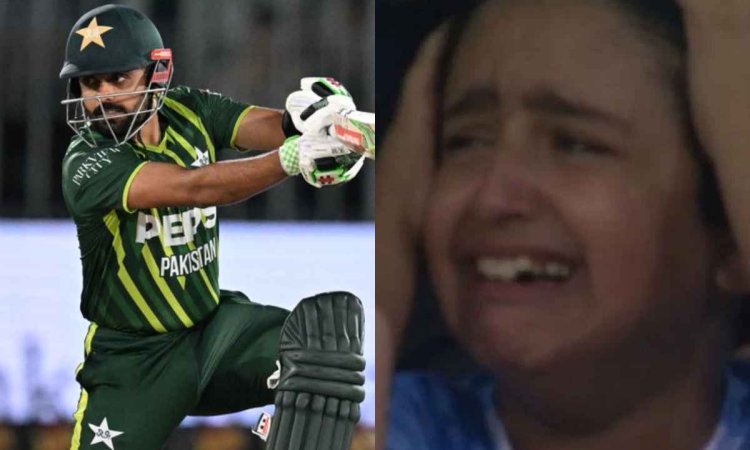 Little girl in tears after Pakistan's last-ball defeat vs New Zealand in 4th T20I Watch Video