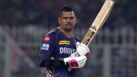 Sunil Narine becomes the FIRST player with a century two wicket and a catch in same IPL game