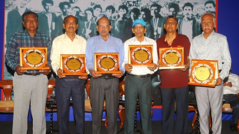 AIFF president felicitates heroes of 1974 AFC Youth Champions squad