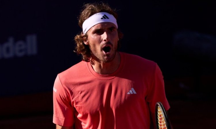 ATP Tour: Tsitsipas saves two match points to win, advances to semifinals at Barcelona